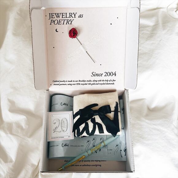 Catbird Canvas Tote Bag - New for Spring/Summer 25 - Picture 3 of 3